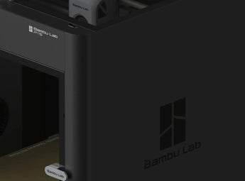 Bambu Lab P1S Combo 3D printer CoreXY mechanism close-up — 3DBRO